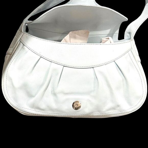 CELINE w/COA Light Tiffany Blue Shoulder Bag Hobo Luxury Leather Purse Bag w/ C - Picture 13 of 13